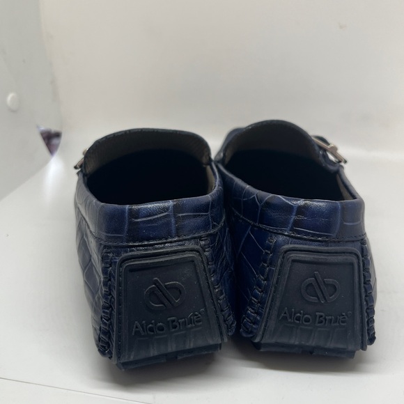 Aldo Brue Men's Navy Loafers size 40 - Picture 5 of 16